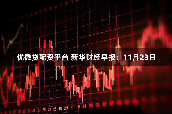 优微贷配资平台 新华财经早报：11月23日